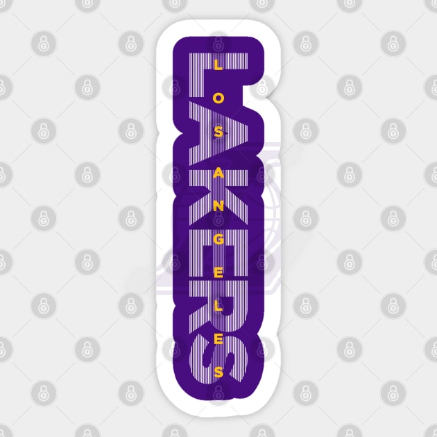 LA Lakers 5 Sticker by HooPet